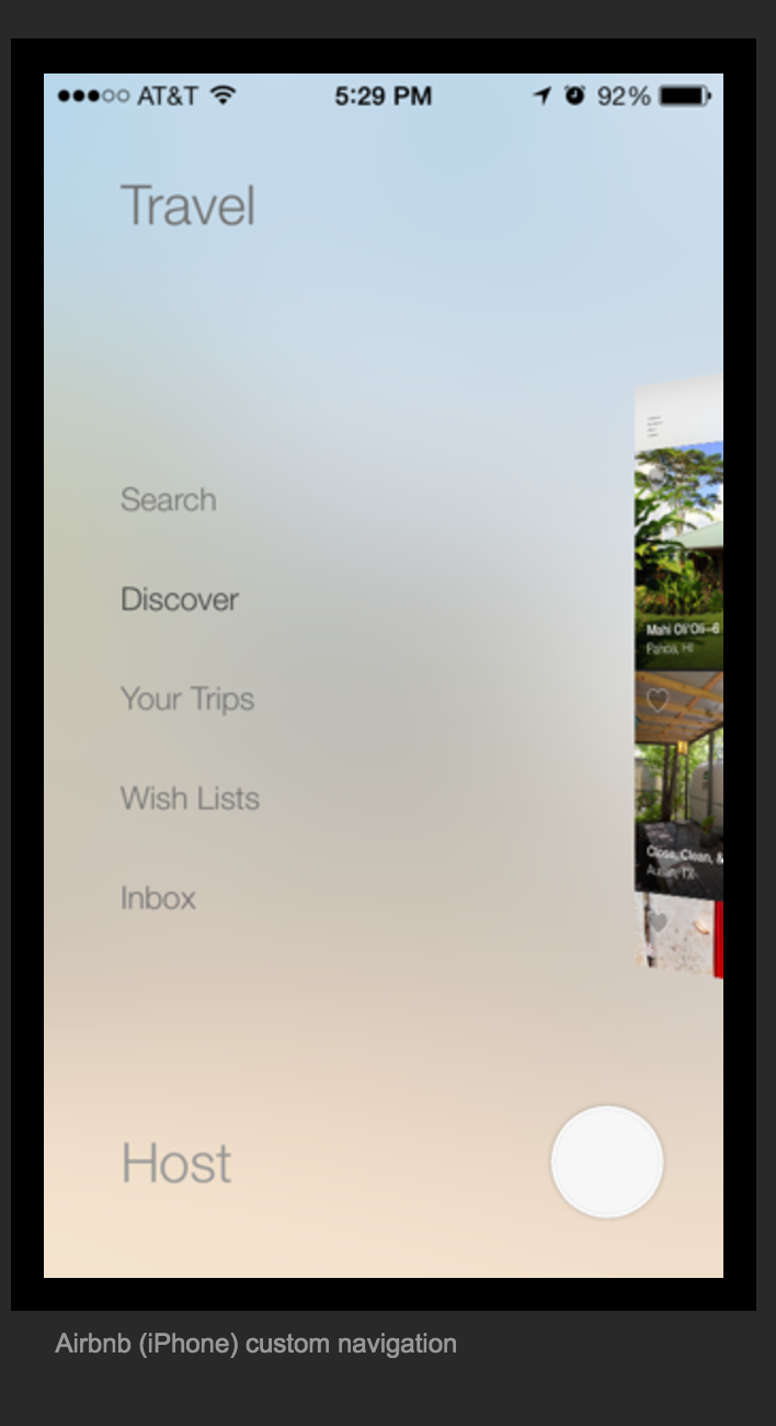 airbnb redesign nav