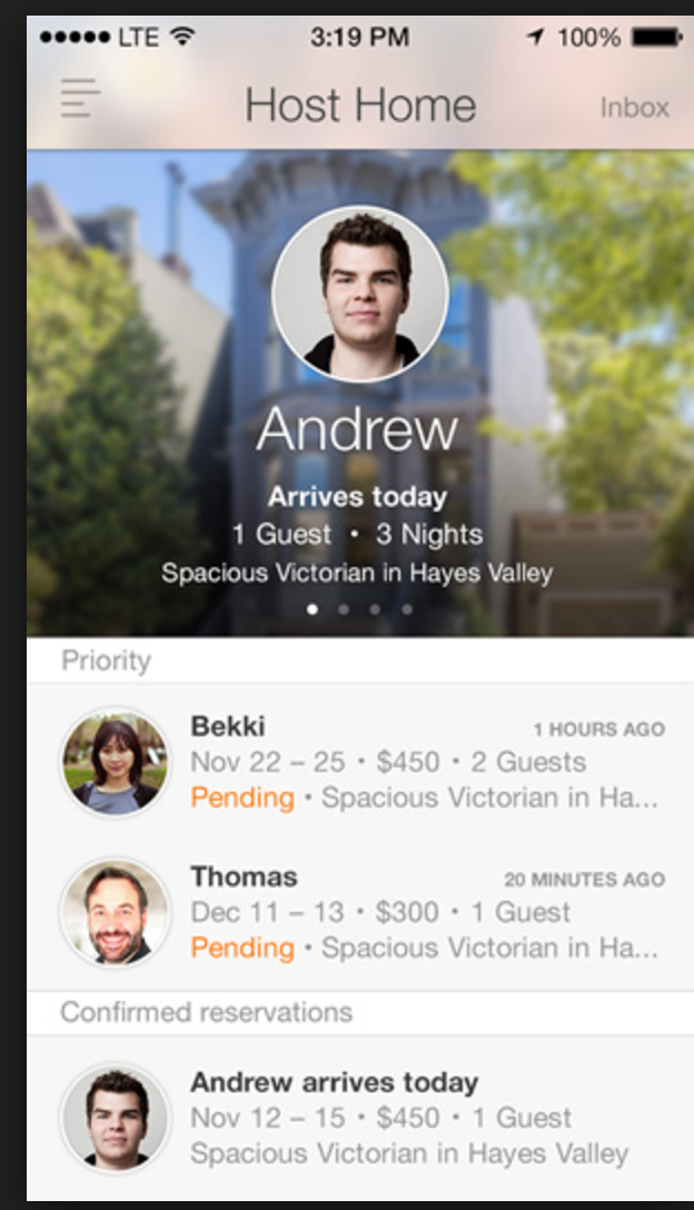 airbnb redesign profile